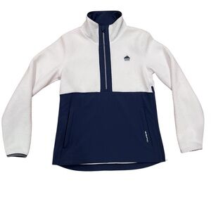 Zero Restriction Aubree Hybrid Pullover Sherpa Golf Jacket NWT $278 XS